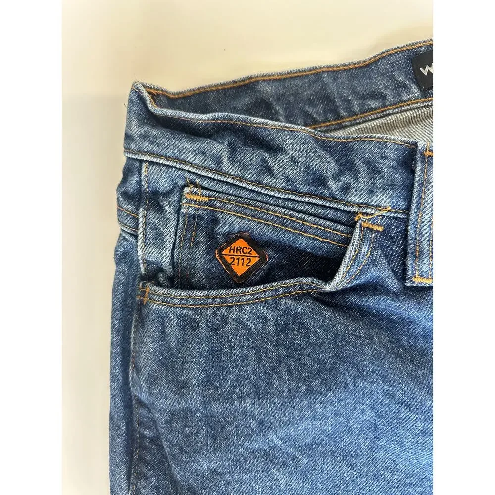 Wrangler FR Flame Resistant Jeans 34x34 HRC2 NFPA Workwear Denim Men